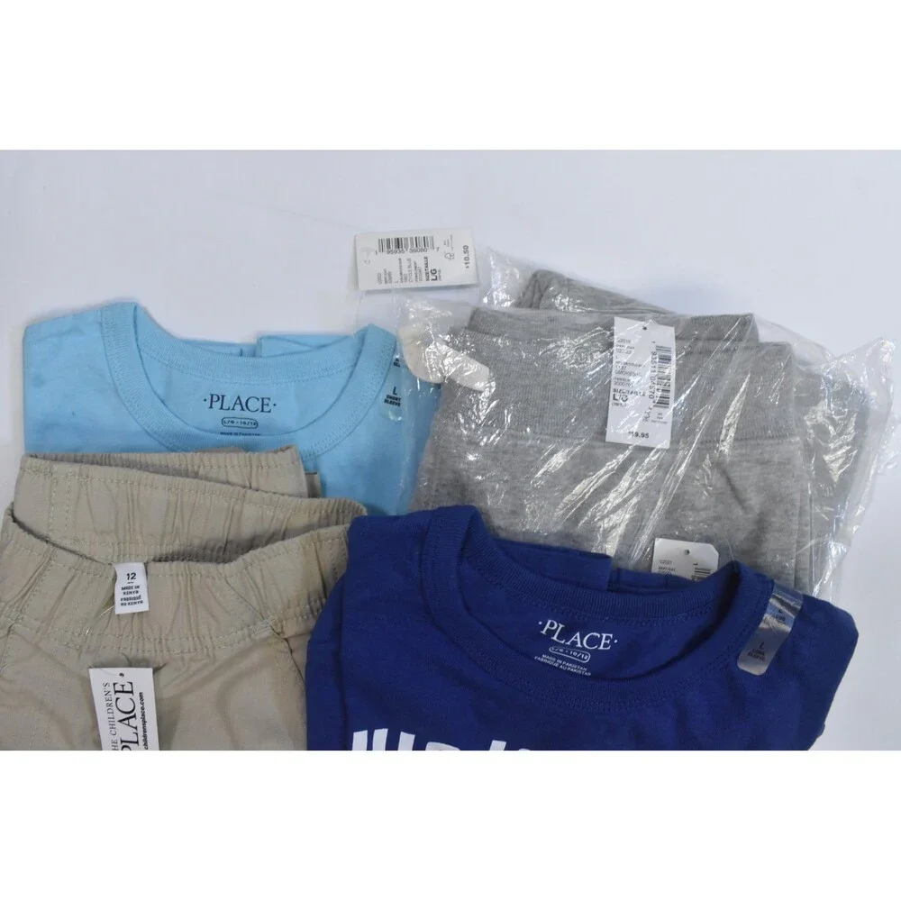 The Childrens Place Bulk Lot Of 10 Boys Size Large 10/12 Mix Season Tops Bottoms